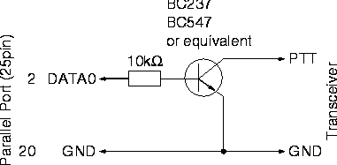 [Schematic PTT using Parallel Port]